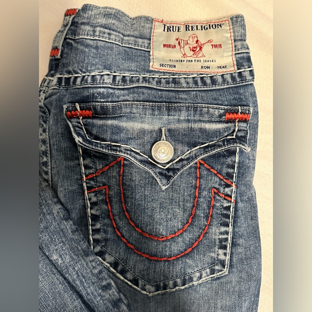 Men’s true religion Relaxed slim size 38 denim washed